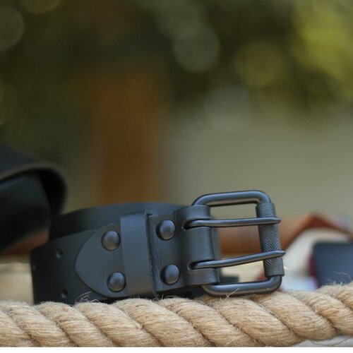 Trip Machine Belt - Black Double Pin