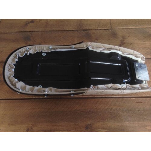 C.Racer CX500 Seat Diamond Washed Tuck 'N Roll Brown 63