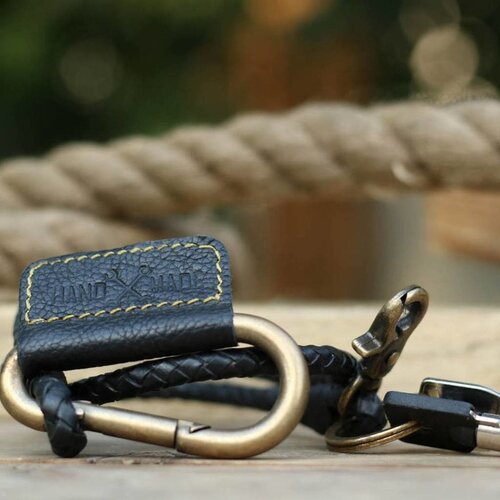 Trip Machine Braided Key Chain -Black