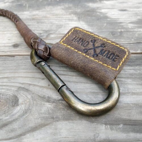 Trip Machine Braided Key Chain -Tobacco