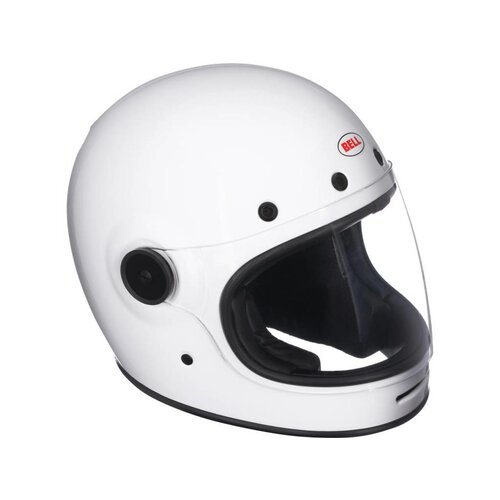 Casque blanc style classique Bullit