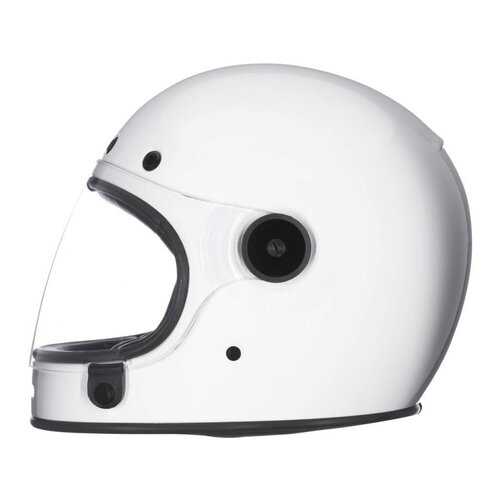 Casque blanc style classique Bullit