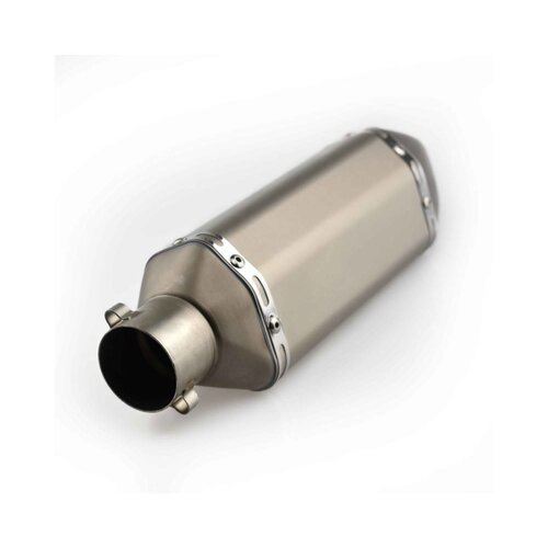 Hexagonal GP Silencer Stainless Steel 51mm + dB-Killer