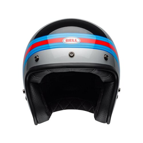Bell Casque BELL Custom 500 DLX Pulse Gloss Noir / Bleu / Rouge