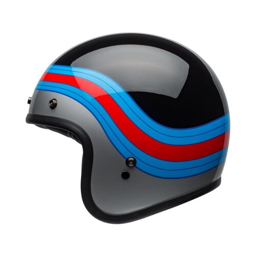 Bell BELL Custom 500 DLX Helm Pulse Gloss Zwart / Blauw / Rood