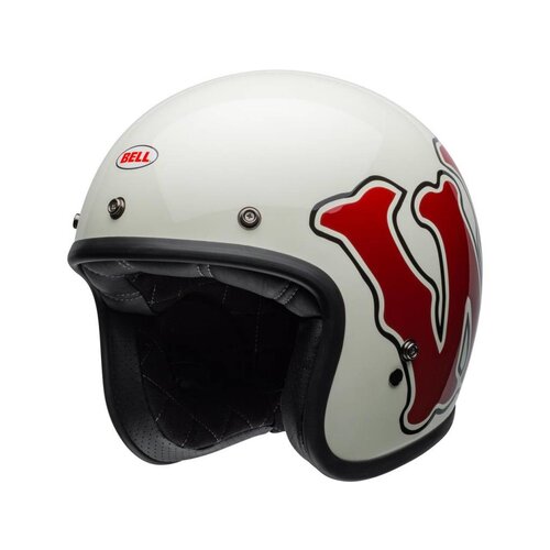 Bell Custom 500 DLX SE Helmet RSD WFO Gloss White/Red