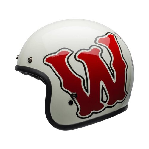 Bell Custom 500 DLX SE Helmet RSD WFO Gloss White/Red