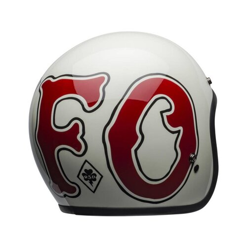 Bell Custom 500 DLX SE Helmet RSD WFO Gloss White/Red