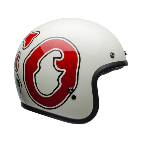 Bell Custom 500 DLX SE Helmet RSD WFO Gloss White/Red