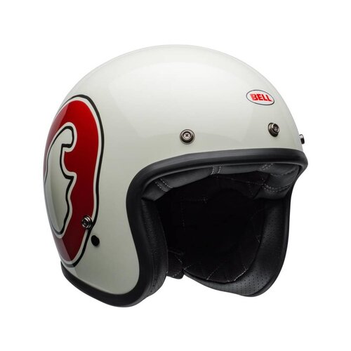 Bell Custom 500 DLX SE Helmet RSD WFO Gloss White/Red