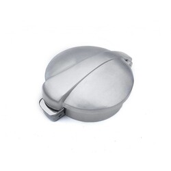 Monza Flip Up Gas Tank Cap 2.5"/62 mm - Brushed