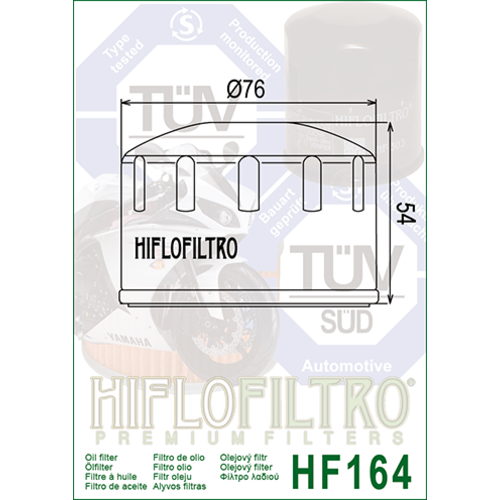 Hiflo HF164 Oliefilter BMW