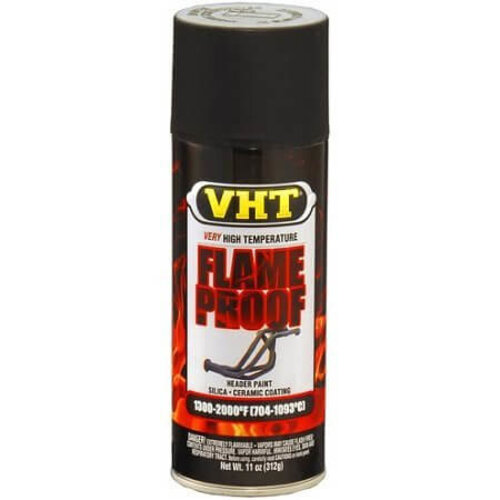 VHT Peinture noire mate ininflammable