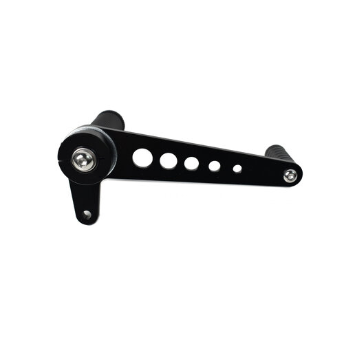 Aluminium Fußrastenanlage Schwarz Type 3