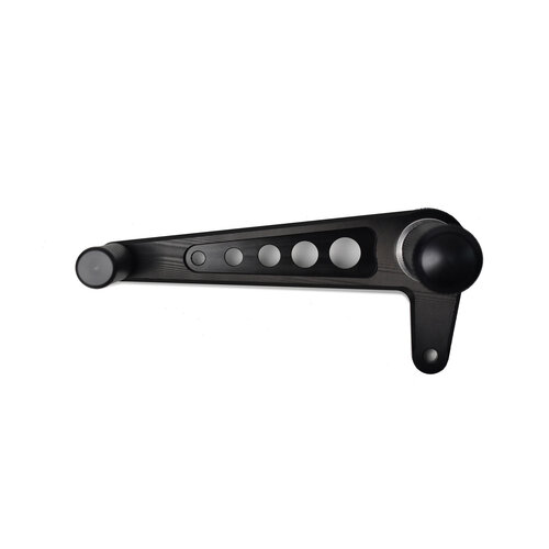 Aluminium Fußrastenanlage Schwarz Type 3