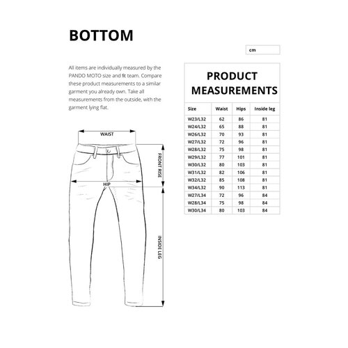 Pando Moto Pantalon de moto en tissu de protection Rosie Devil pour femme