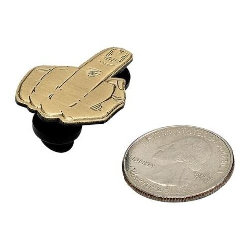 Biltwell Emaille Pin Finger - Messing