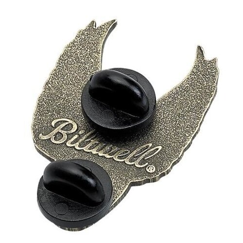 Biltwell Emaille Pin Winged Wheel  - Messing