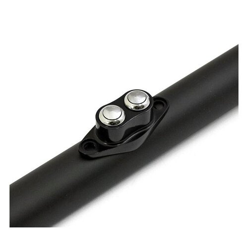 Double interrupteur de guidon noir/chromé