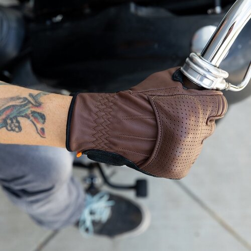Biltwell Borrego Gloves - Chocolate/Black