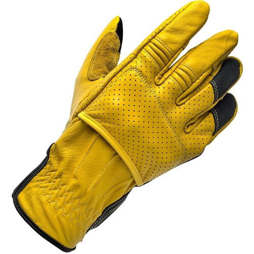 Biltwell Borrego handschoenen - goud / zwart