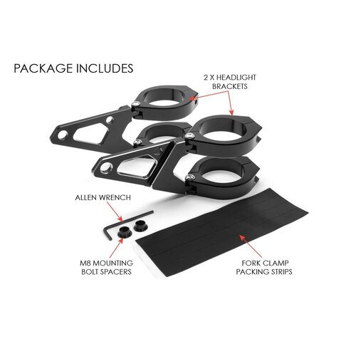 Supports de phare avant de luxe "Blade"