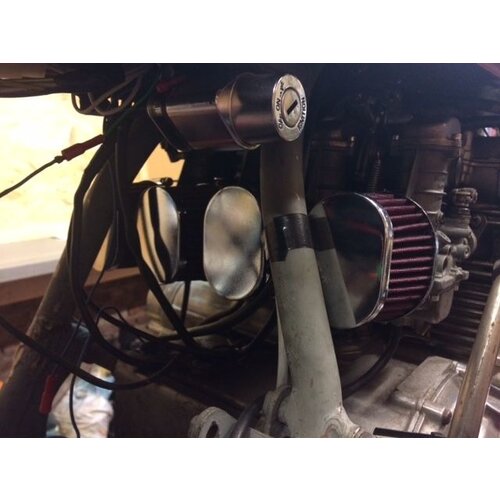 Ovaler Chrome Luftfilter