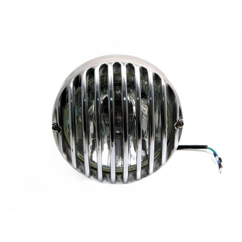6" Prison Headlight Bottom Mount Polished