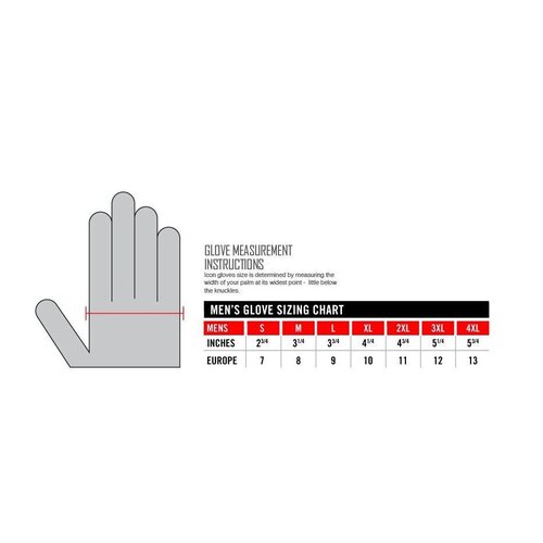 ICON Gants noirs Super Duty 2