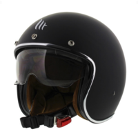 Casque "Le Mans Retro II" noir mat