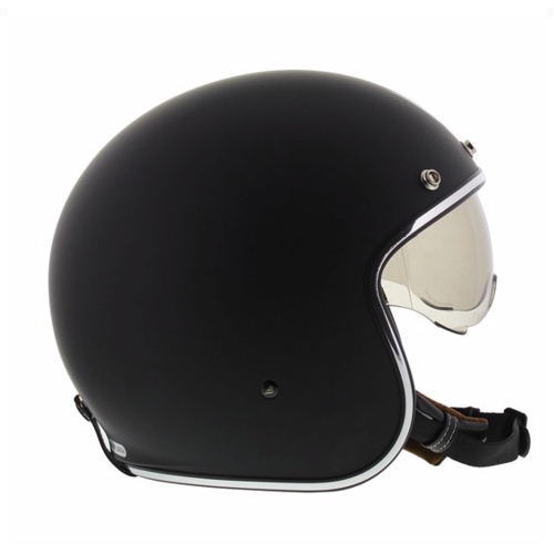 MT Helmets Le Mans Retro II Flat Black