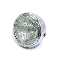 7 " Scrambler Koplamp Chrome Extra Groot