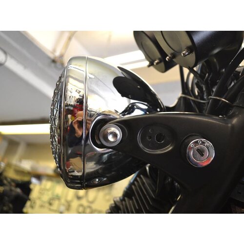 7 " Scrambler Hauptscheinwerfer Chrome