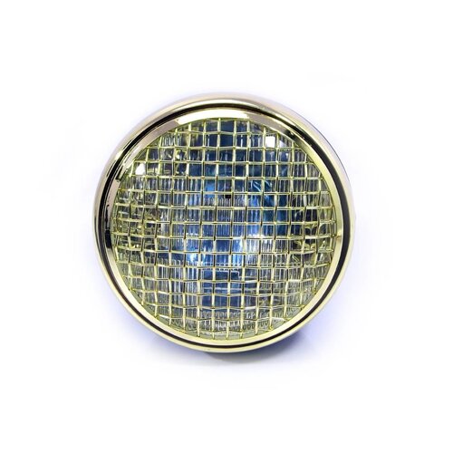 7 " Scrambler Koplamp Brass & Chrome Extra Groot