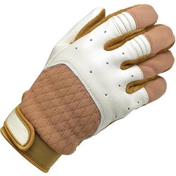 Gants Bantam blanc/brun clair