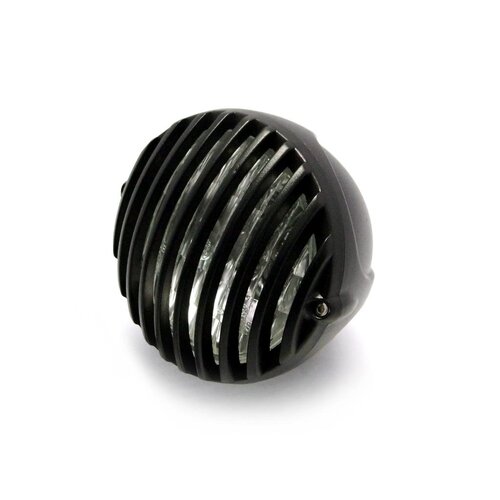 4.5" Prison Headlight Bottom Mount Black