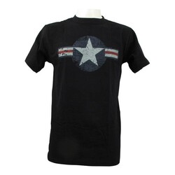 T-shirt noir Air Force Stars & Bars