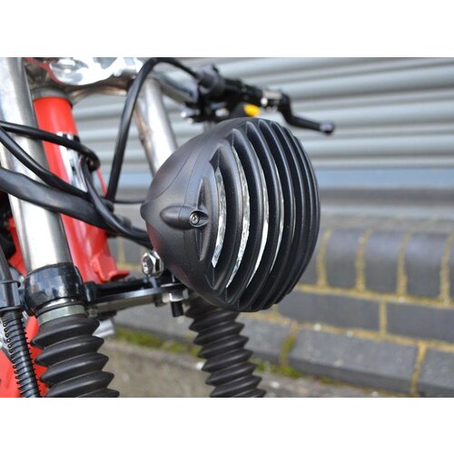 4.5" Prison Headlight Bottom Mount Black