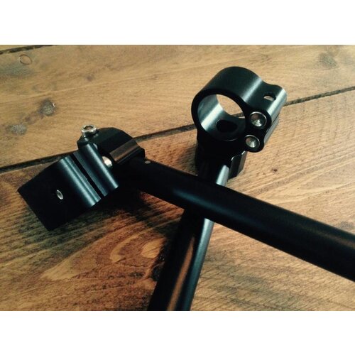 22MM Verstelbare Clipons CNC Zwart