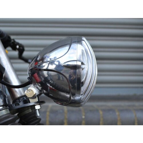 4.5" Prison Headlight Bottom Mount Polished