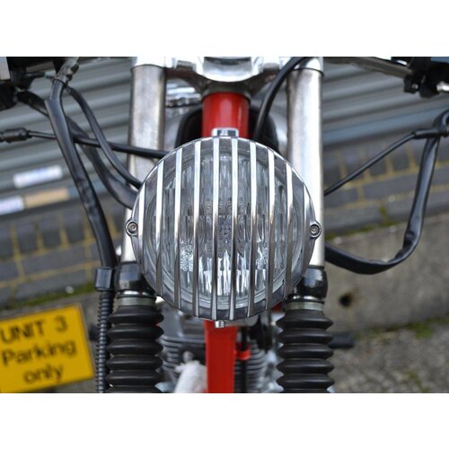 4.5" Prison Headlight Bottom Mount Polished
