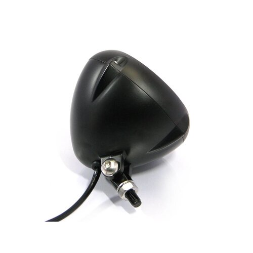 5.5" Vintage Headlight Bottom Mount Black