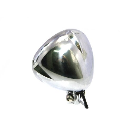5.5" Vintage Headlight Bottom Mount Polished