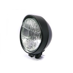 5.9" Flat Koplamp Bottom Mount Zwart