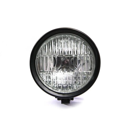 5.9" Flat Headlight Bottom Mount Black