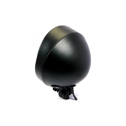 5.9" Flat Headlight Bottom Mount Black