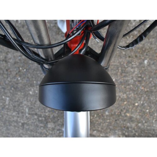 5.9" Flat Headlight Bottom Mount Black