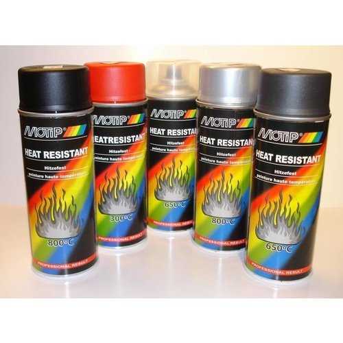 Motip Heat Resistant Paint Multiple Colours