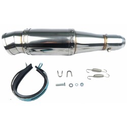 GP Silencer Stainless Steel 51mm