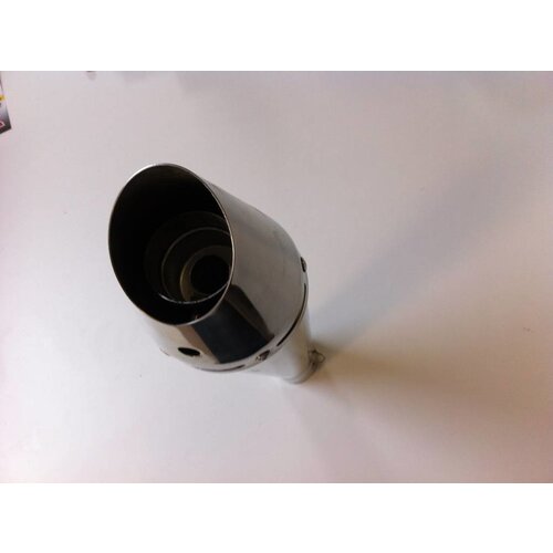 Pot d'échappement GP "Raw" en inox 51mm